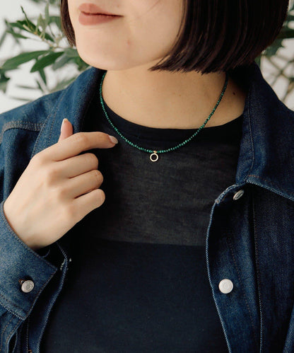 純銀單顆寶石吊墜項鍊