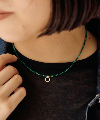 純銀單顆寶石吊墜項鍊