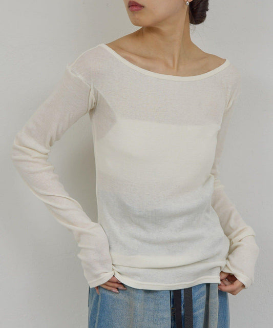 PEAS 紗布羅紋套頭上衣