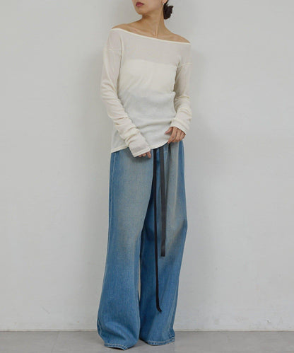 PEAS 紗布羅紋套頭上衣