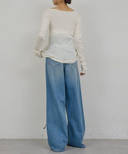 PEAS 紗布羅紋套頭上衣