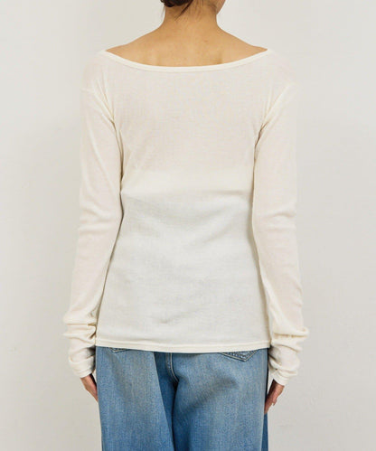 PEAS 紗布羅紋套頭上衣