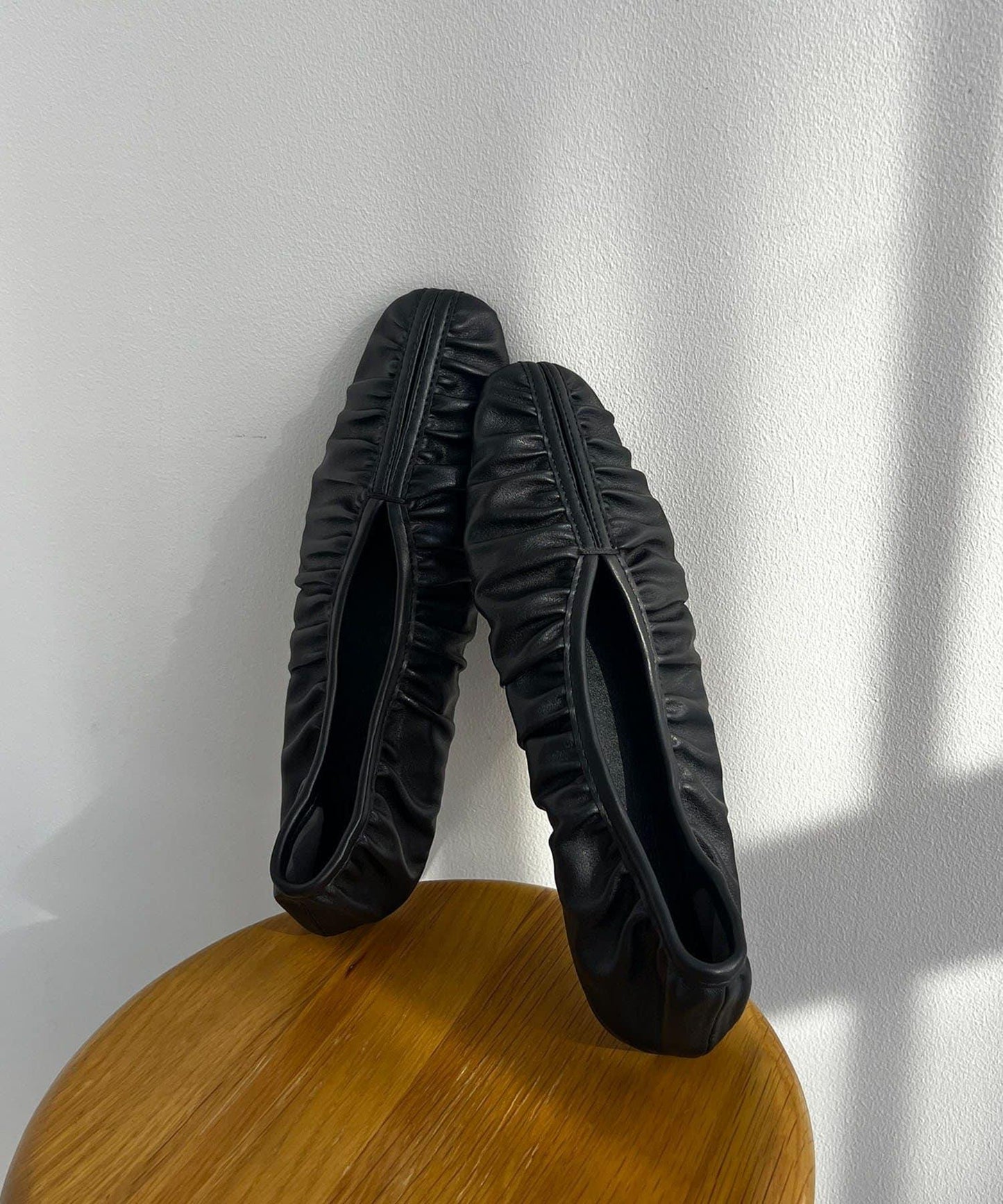 CAPRICIEUX LE'MAGE 褶皺設計 軟質 平底鞋