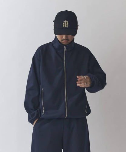 寬鬆立領夾克外套