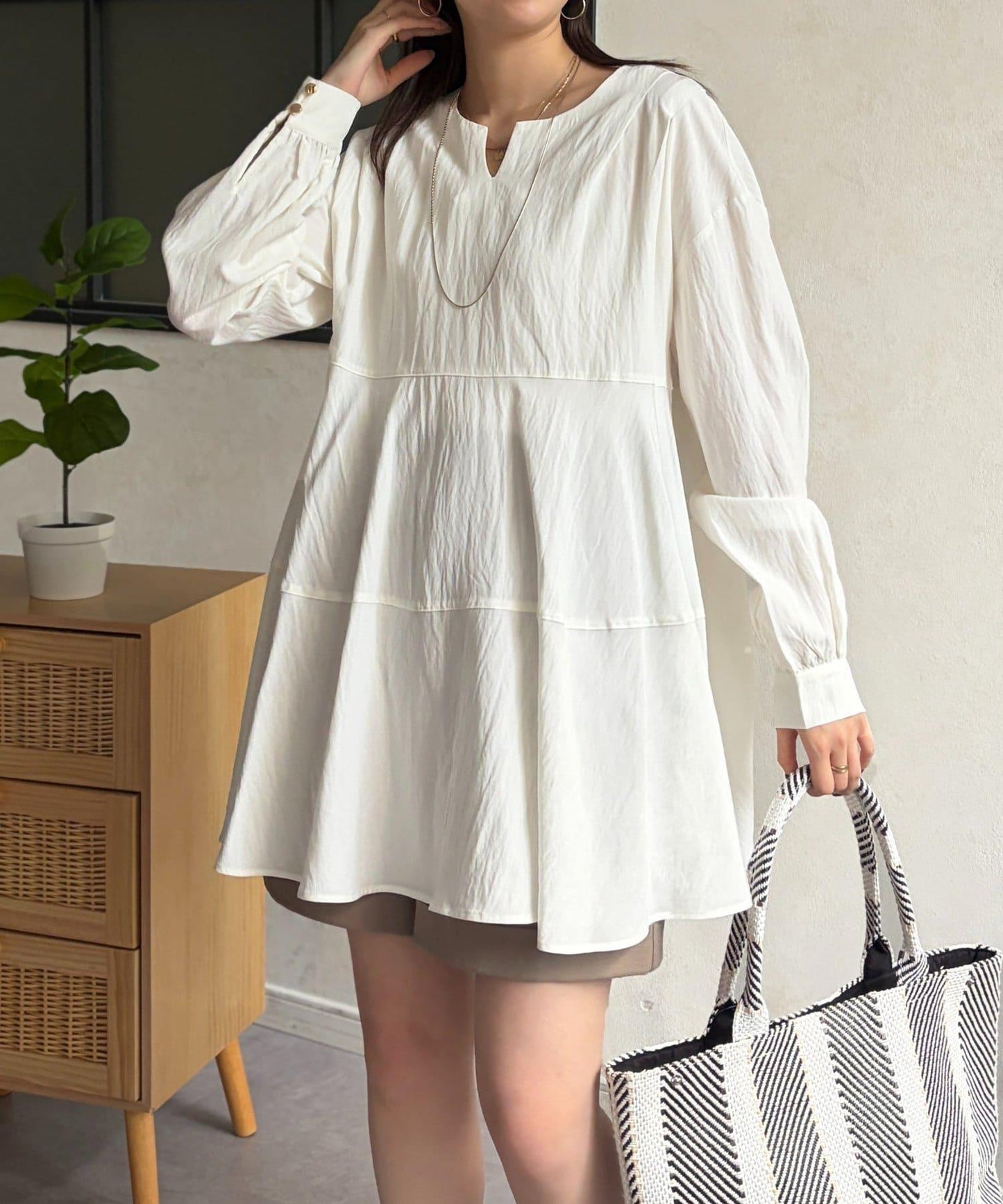 層疊設計 長款上衣