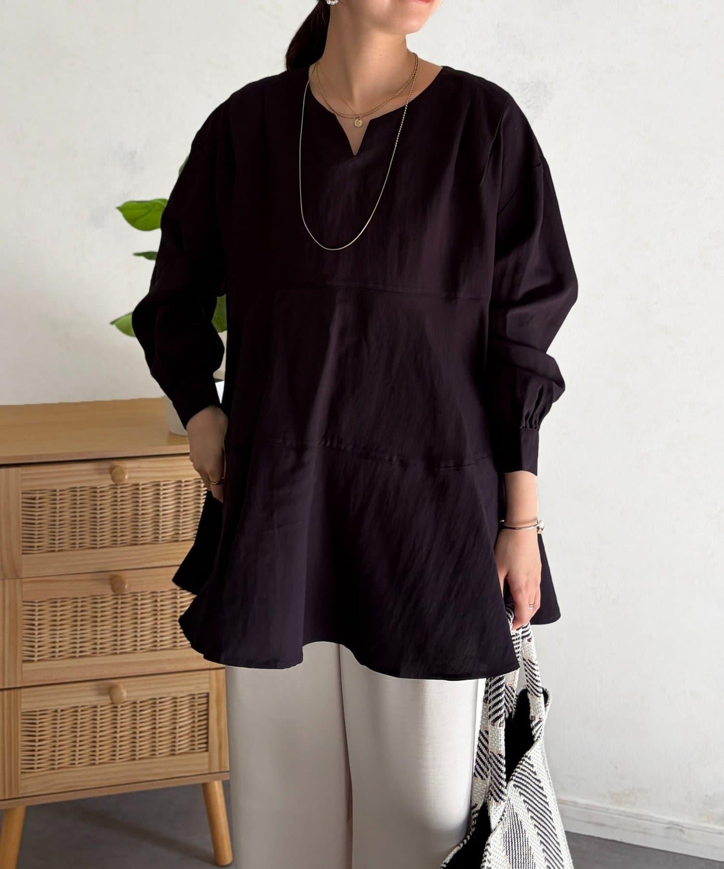 層疊設計 長款上衣