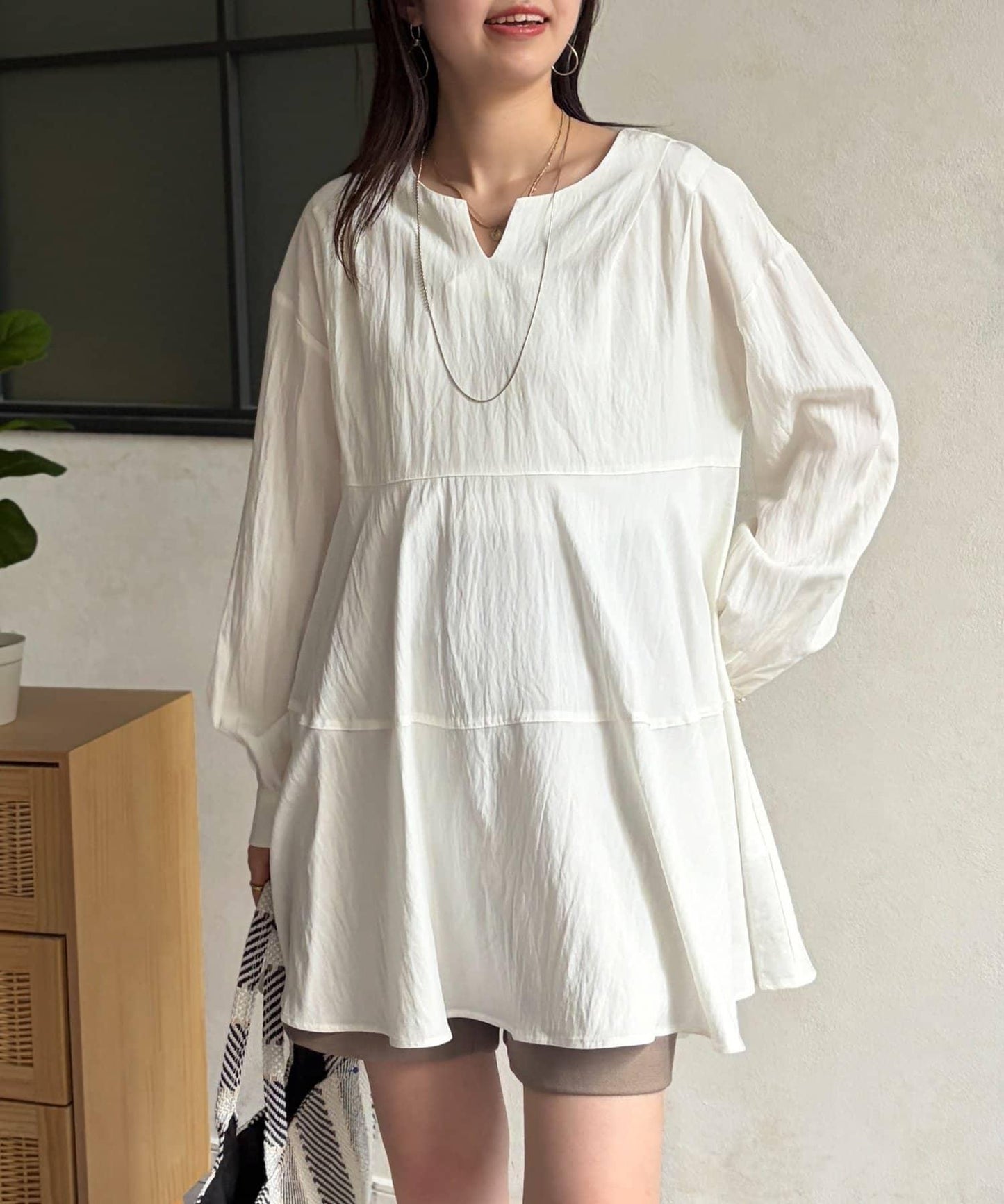 層疊設計 長款上衣