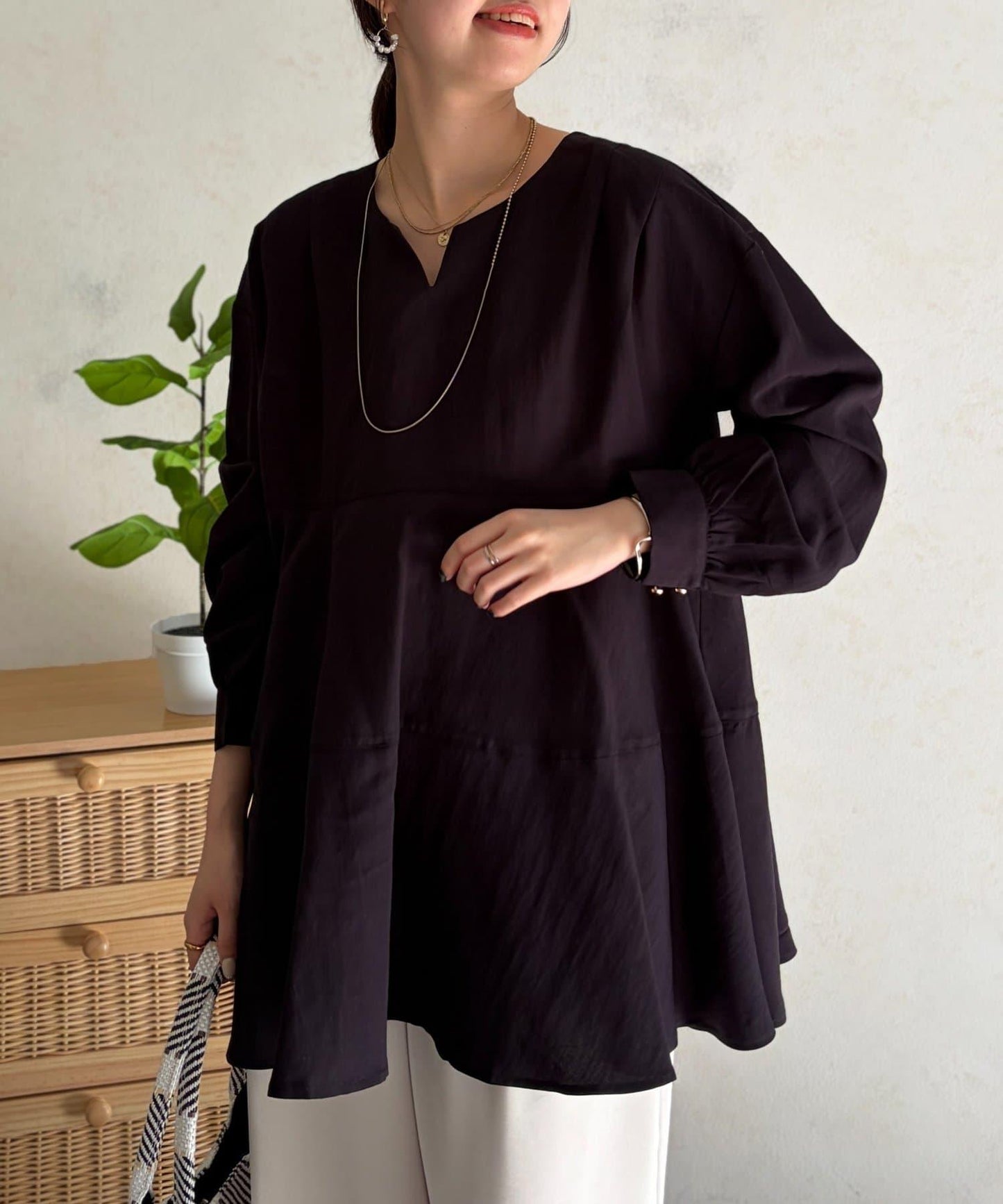 層疊設計 長款上衣