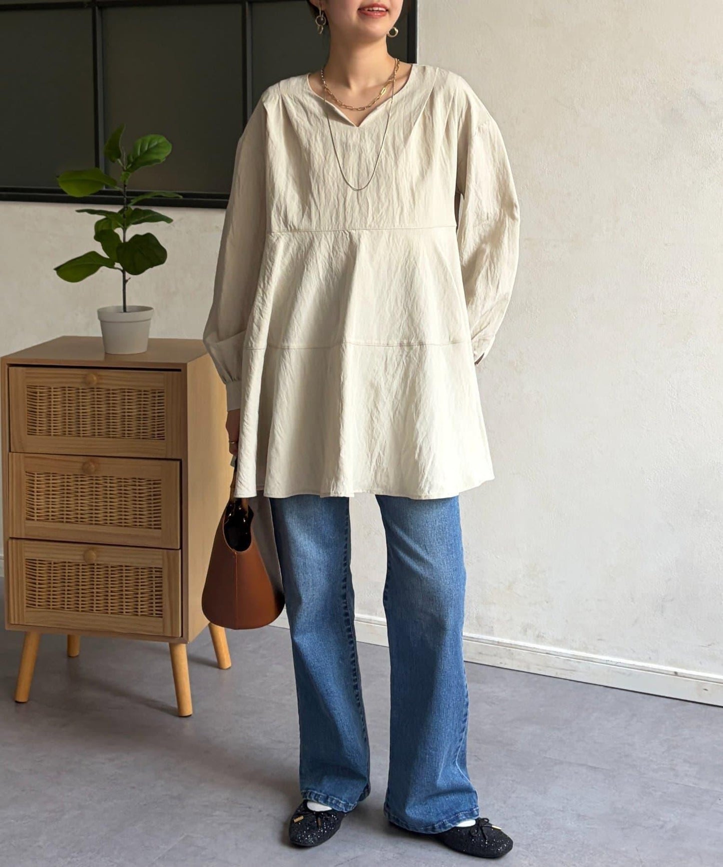 層疊設計 長款上衣