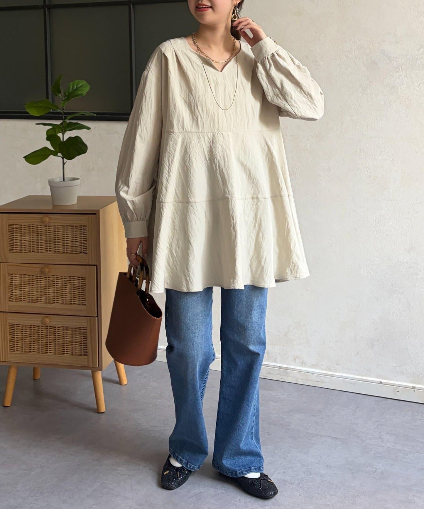層疊設計 長款上衣