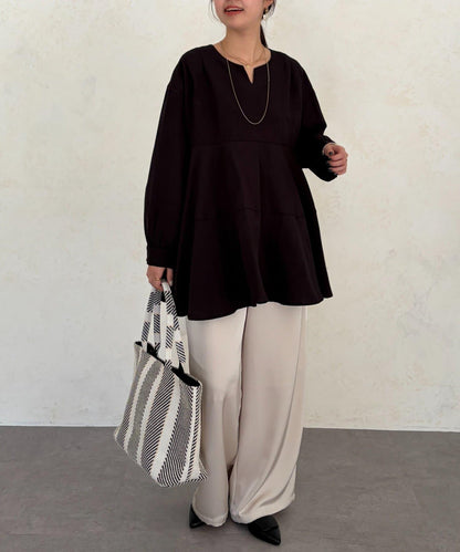 層疊設計 長款上衣