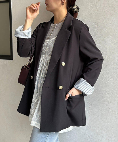 金色紐扣 西裝版型 西裝外套