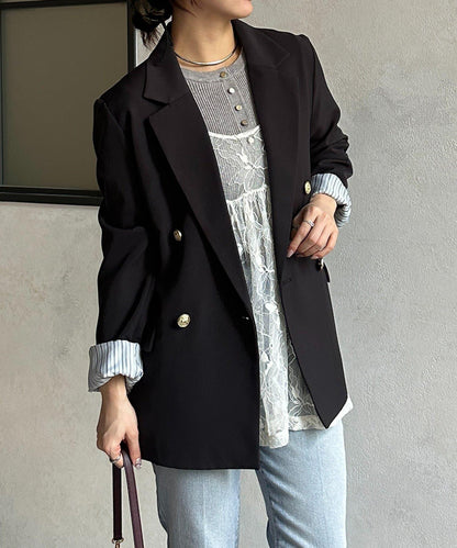 金色紐扣 西裝版型 西裝外套