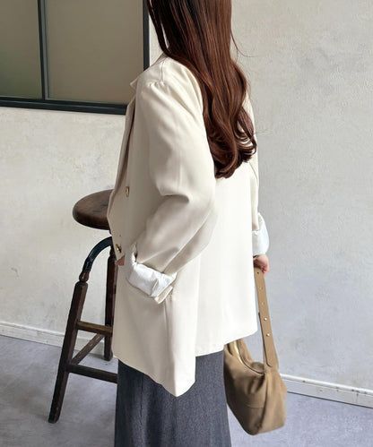 金色紐扣 西裝版型 西裝外套