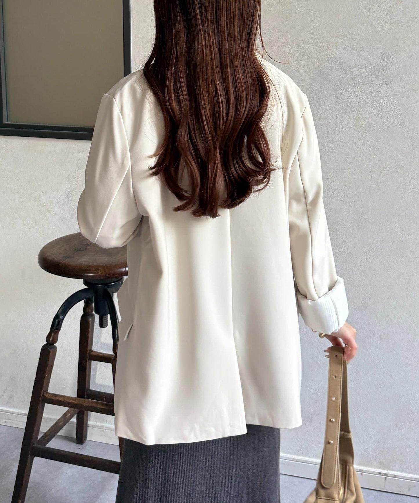 金色紐扣 西裝版型 西裝外套