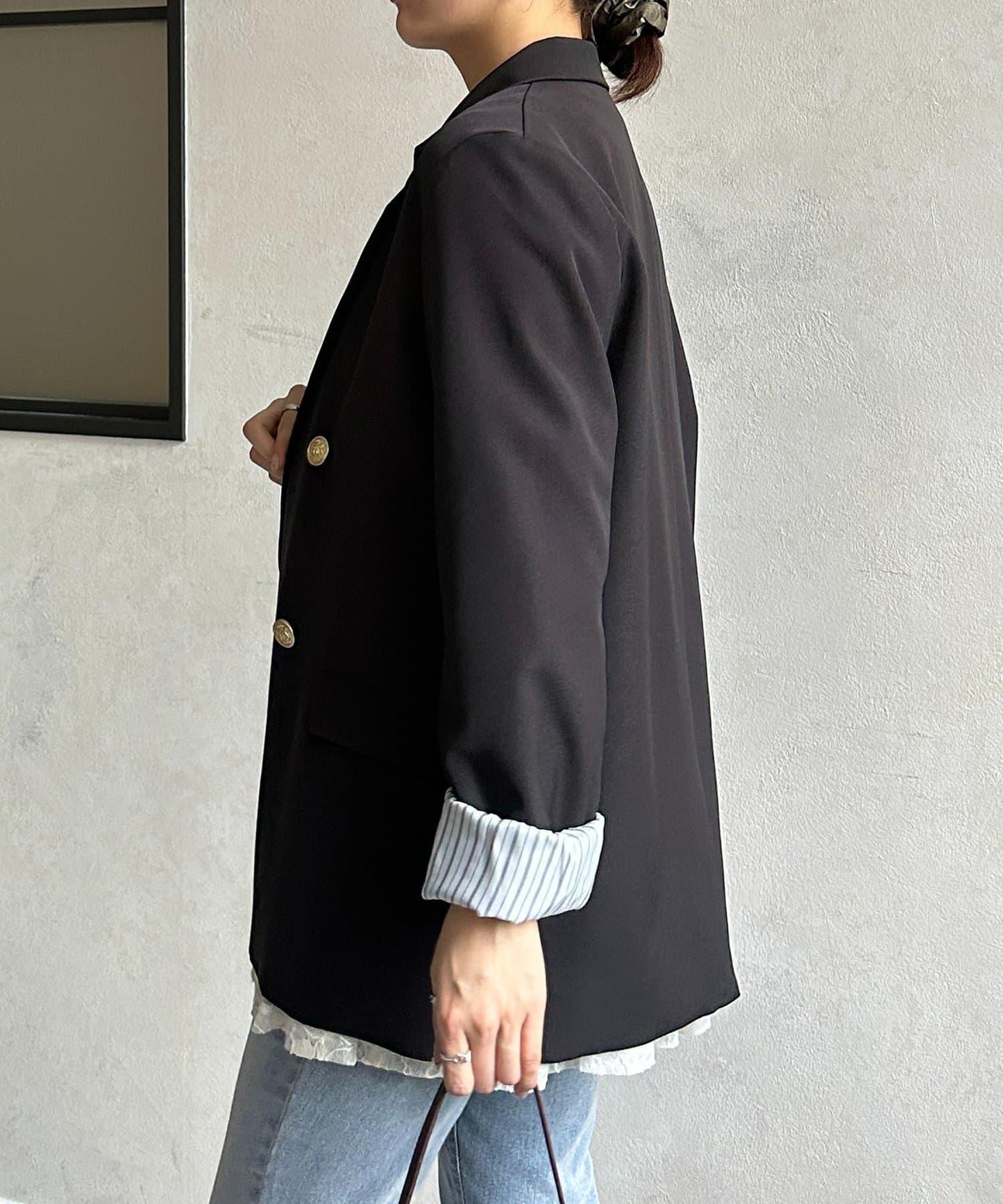 金色紐扣 西裝版型 西裝外套