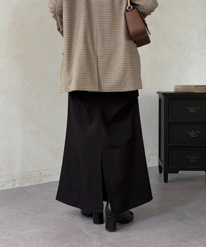 美人魚版型 垂褶設計 半身裙