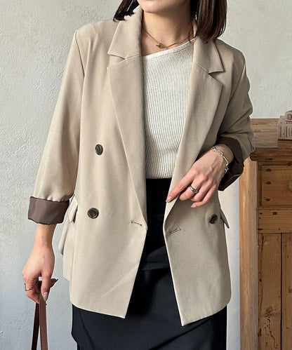 內裡撞色 西裝剪裁 西裝外套