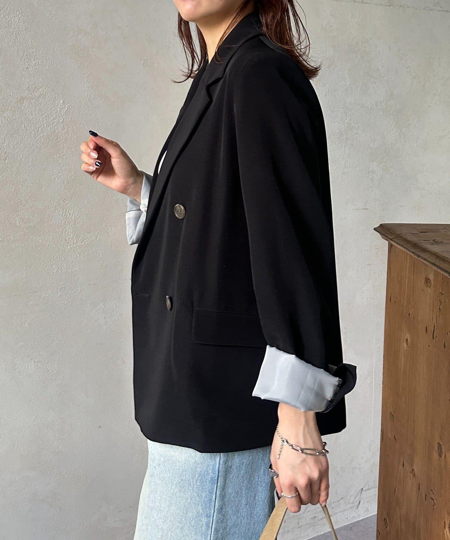 內裡撞色 西裝剪裁 西裝外套