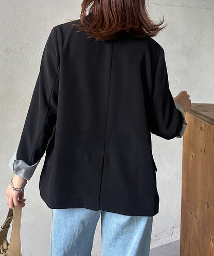 內裡撞色 西裝剪裁 西裝外套