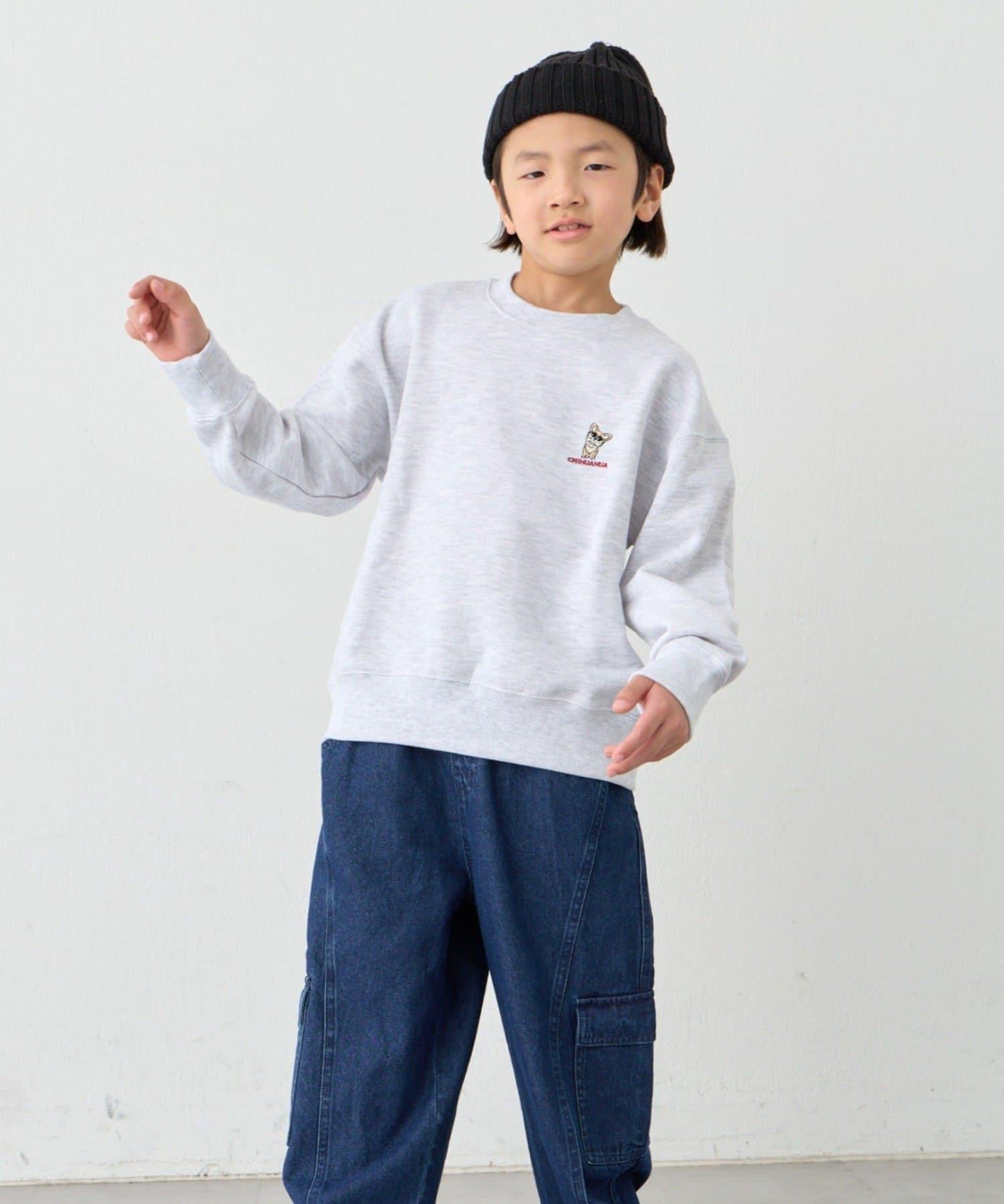 KIDS 含青少年尺碼 DOG刺繡 OSORO 在線限定配色 衛衣