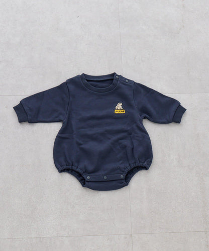 狗狗刺繡衛衣面料嬰兒連體衣（色）