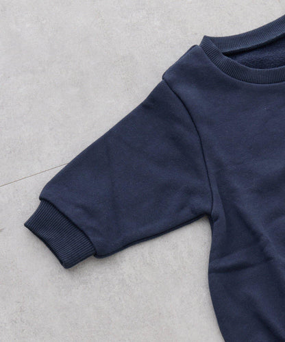 狗狗刺繡衛衣面料嬰兒連體衣（色）