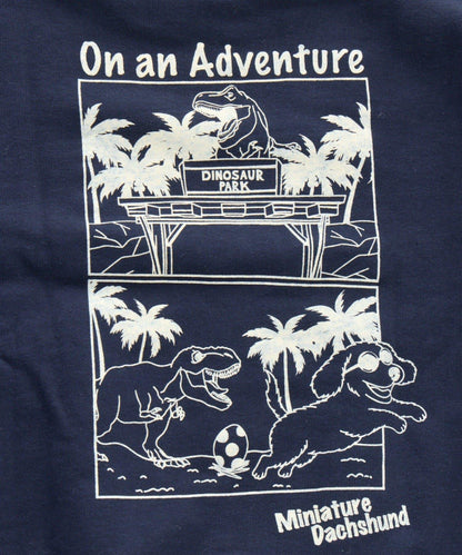 狗狗刺繡衛衣面料嬰兒連體衣（色）