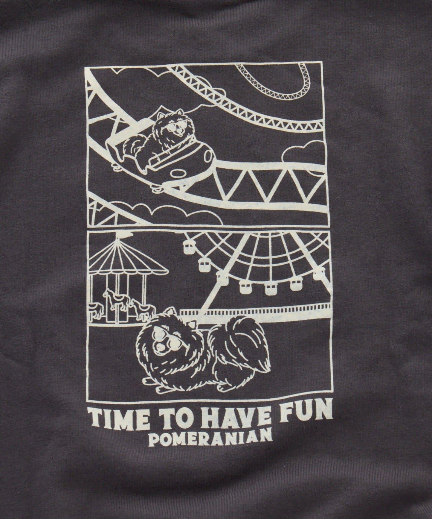 狗狗刺繡衛衣面料嬰兒連體衣（色）