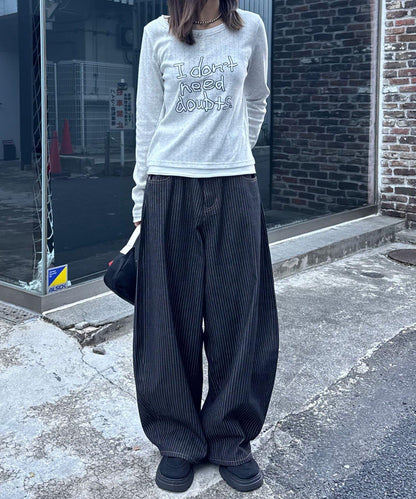 手寫Logo Eyelet Henley 疊穿上衣