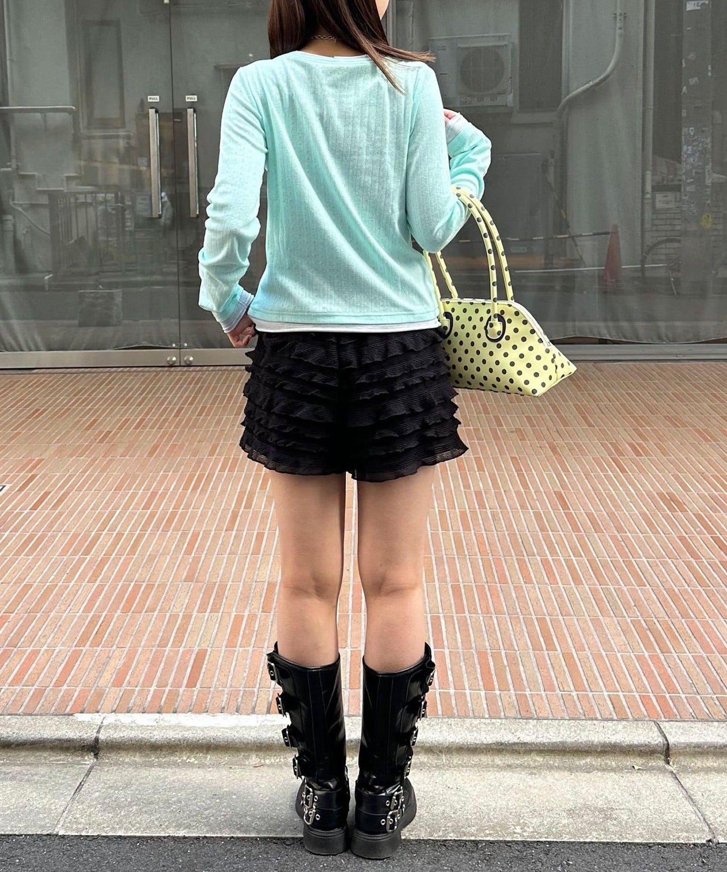 手寫Logo Eyelet Henley 疊穿上衣