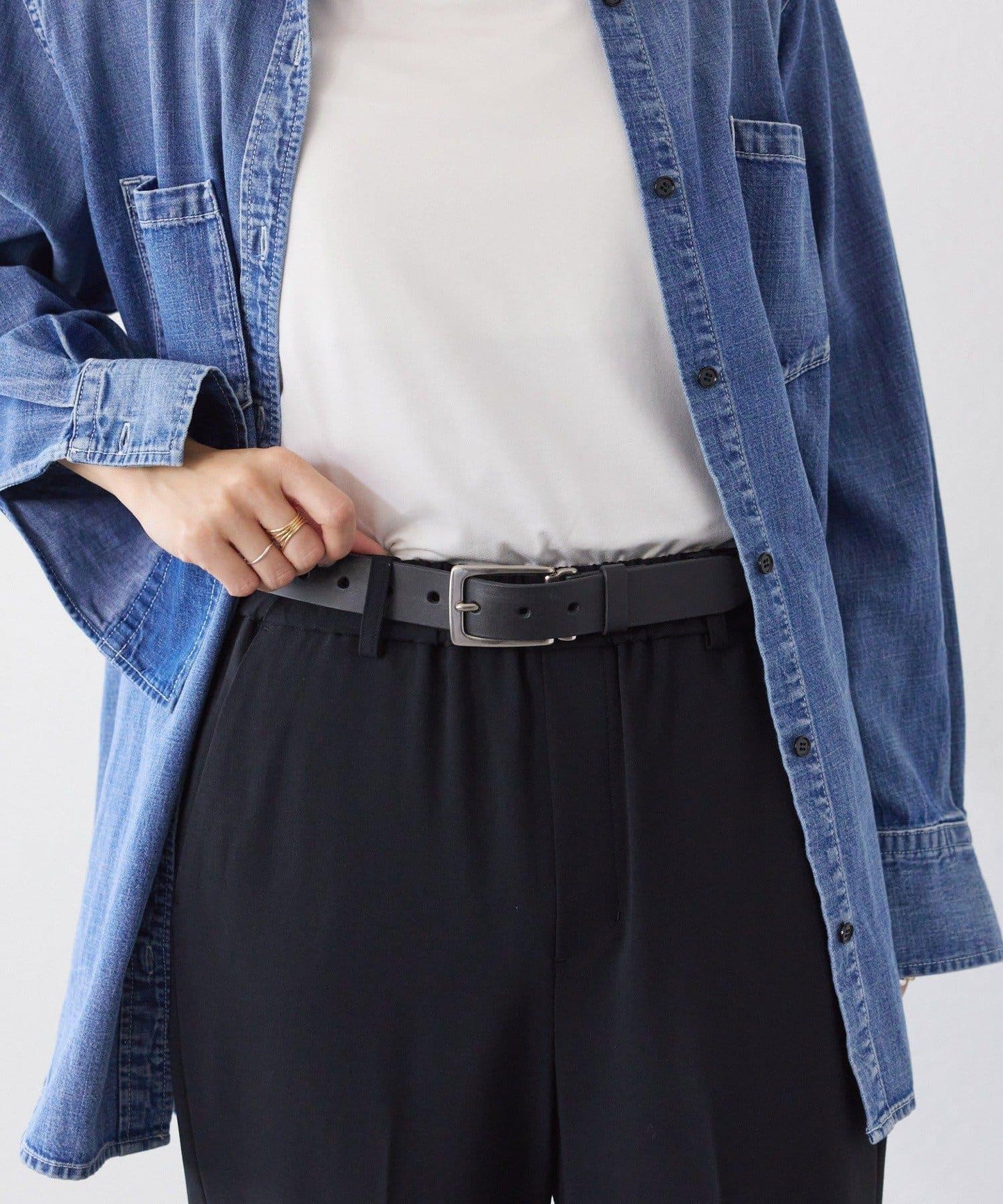 A・MONN.:.(アモン) 移動扣皮革腰帶