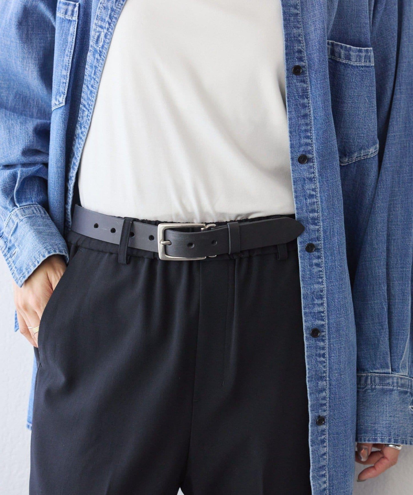 A・MONN.:.(アモン) 移動扣皮革腰帶