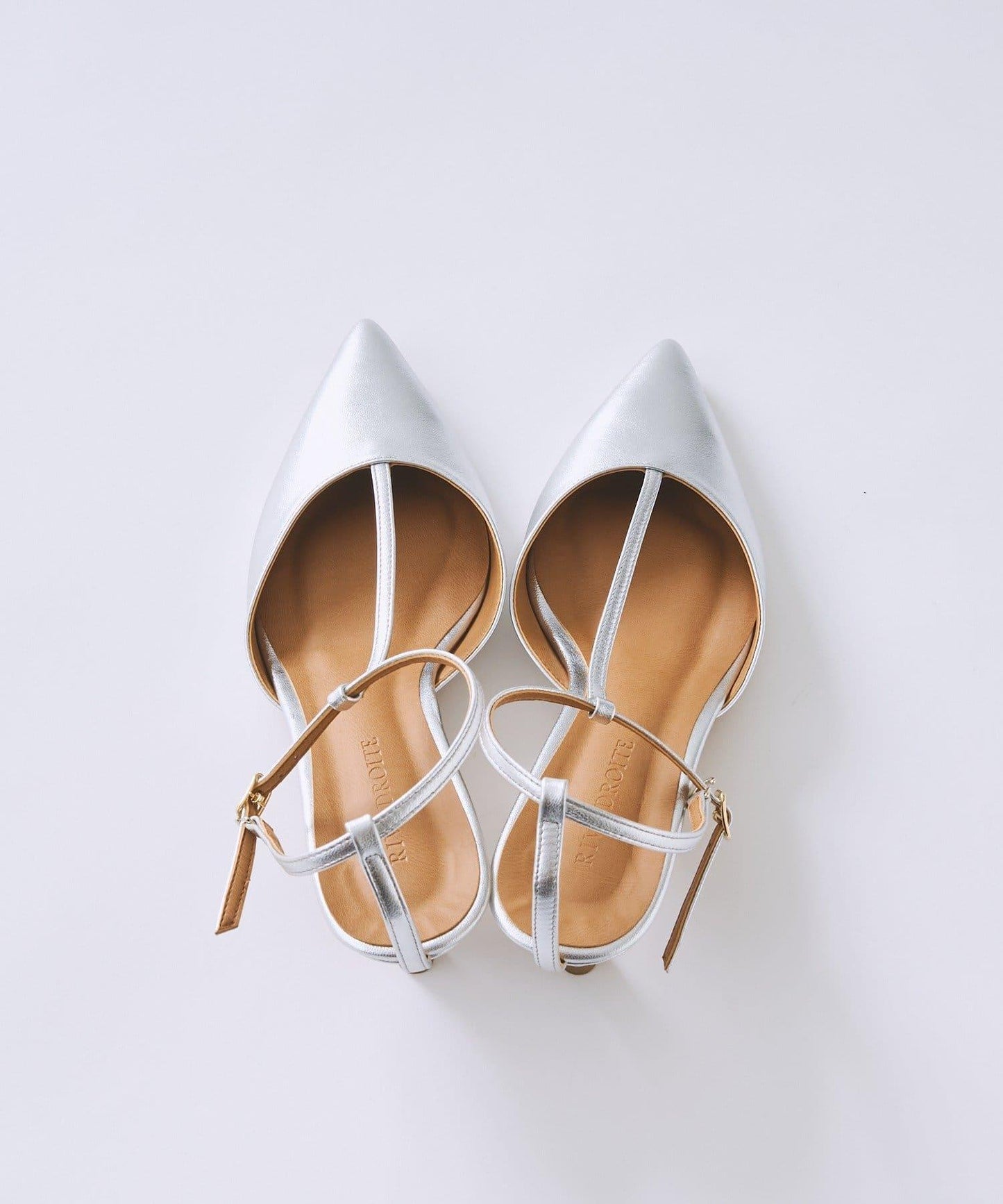 銀色綁帶 穆勒鞋
