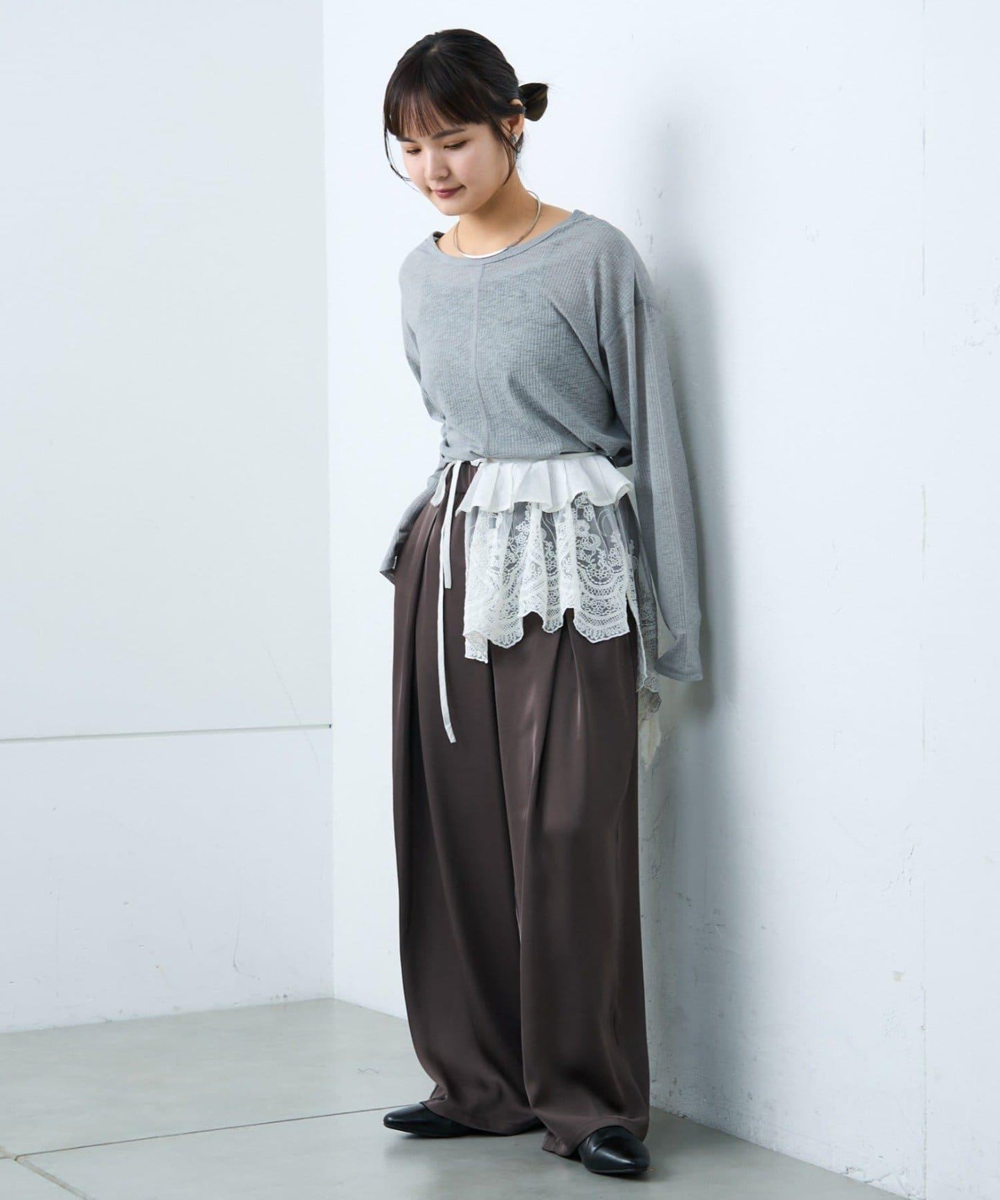 india 多用蕾絲假領