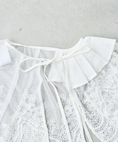 india 多用蕾絲假領