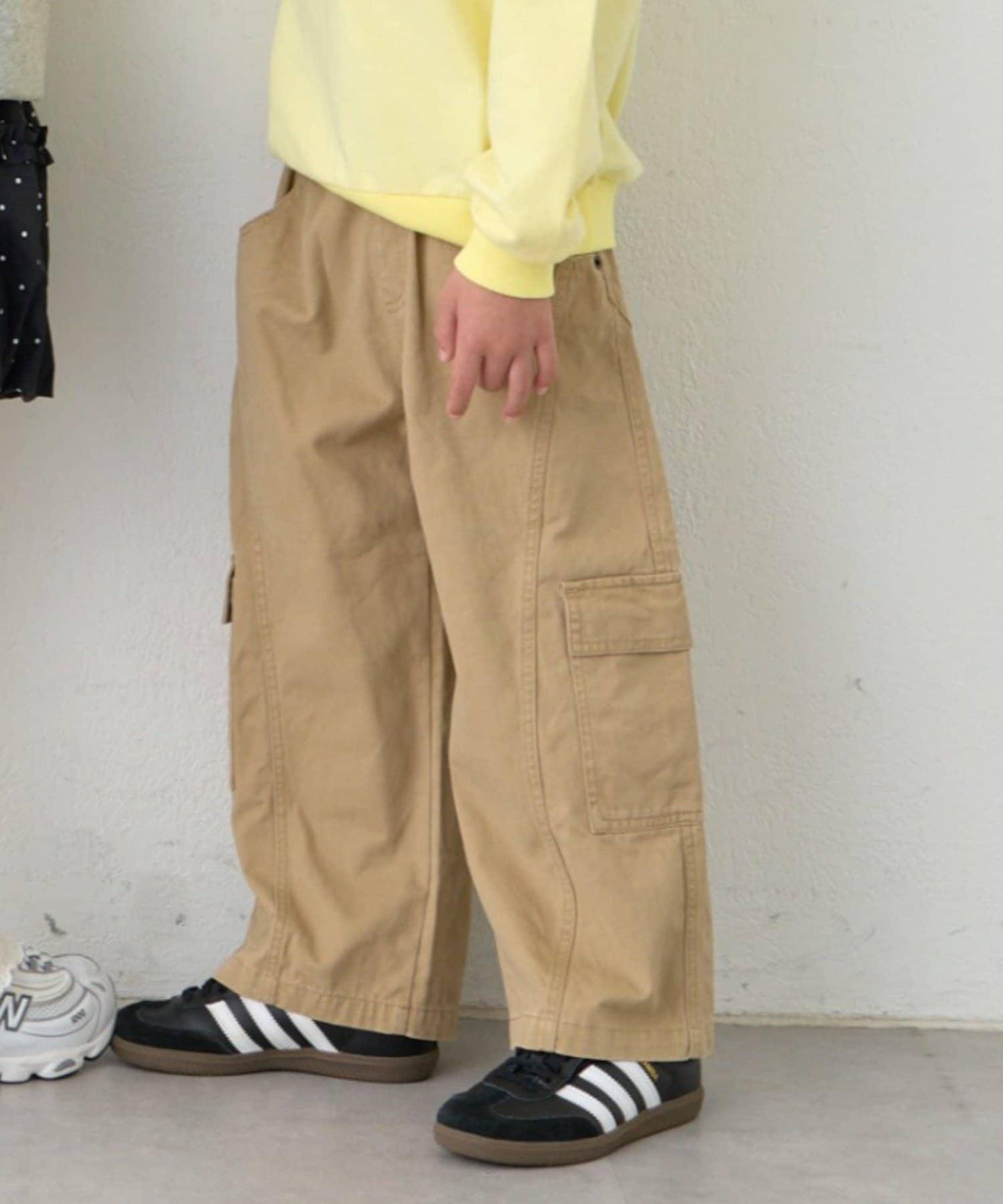 兒童中性彎腿工裝褲（含青少年尺碼）