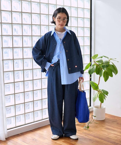 聯名 無領V領 夾克（套裝可搭配）