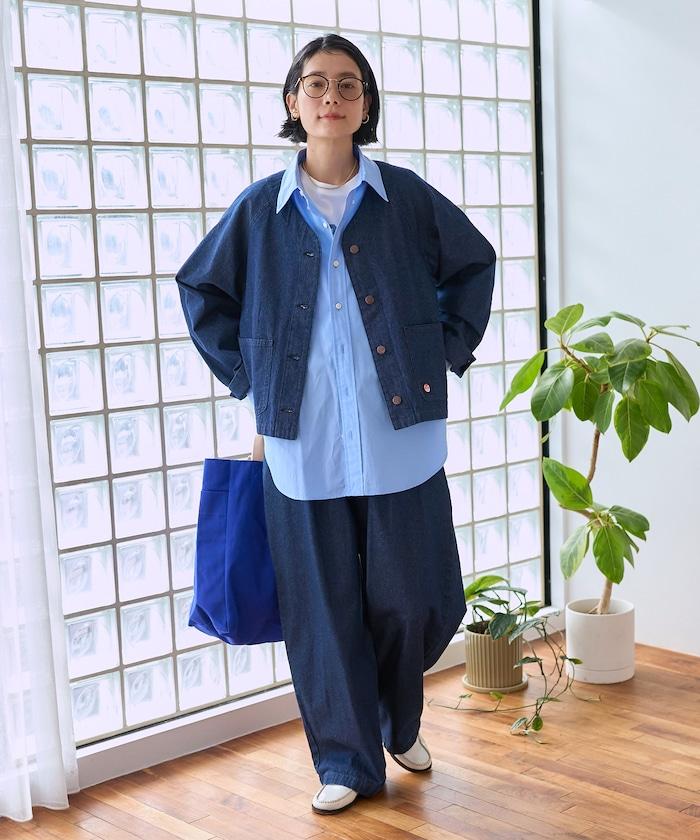 聯名 無領V領 夾克（套裝可搭配）