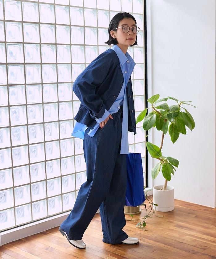 聯名 無領V領 夾克（套裝可搭配）