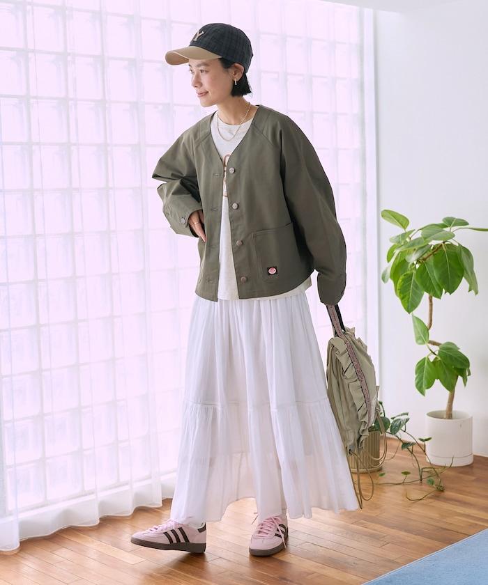 聯名 無領V領 夾克（套裝可搭配）