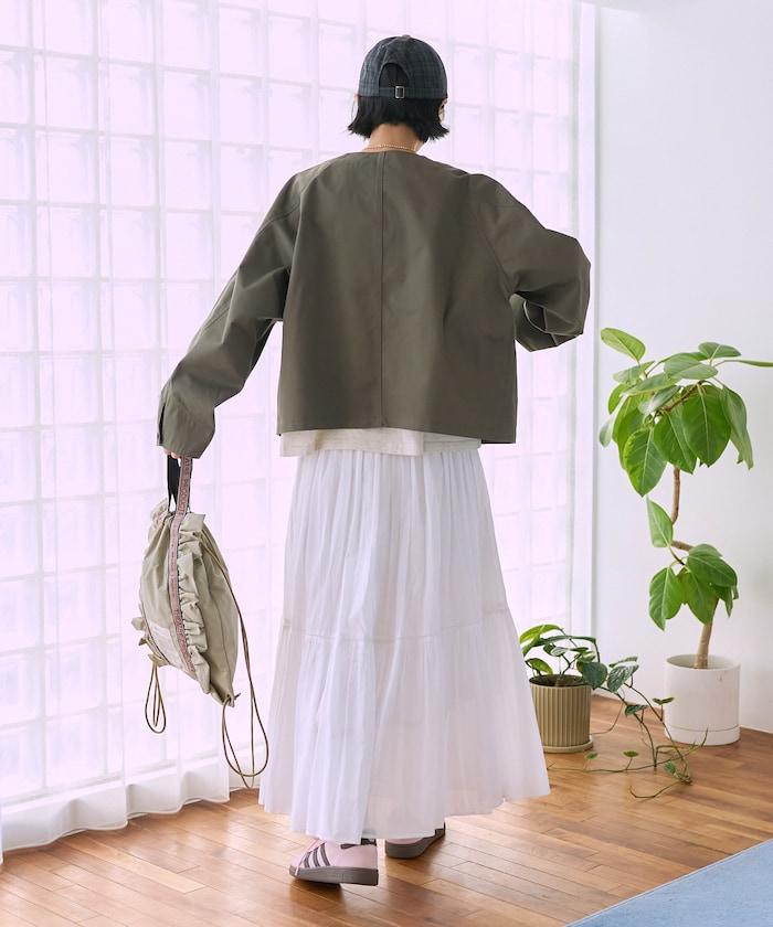 聯名 無領V領 夾克（套裝可搭配）