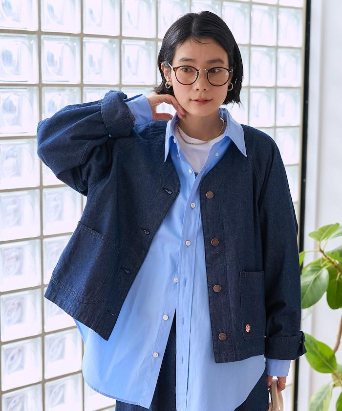 聯名 無領V領 夾克（套裝可搭配）