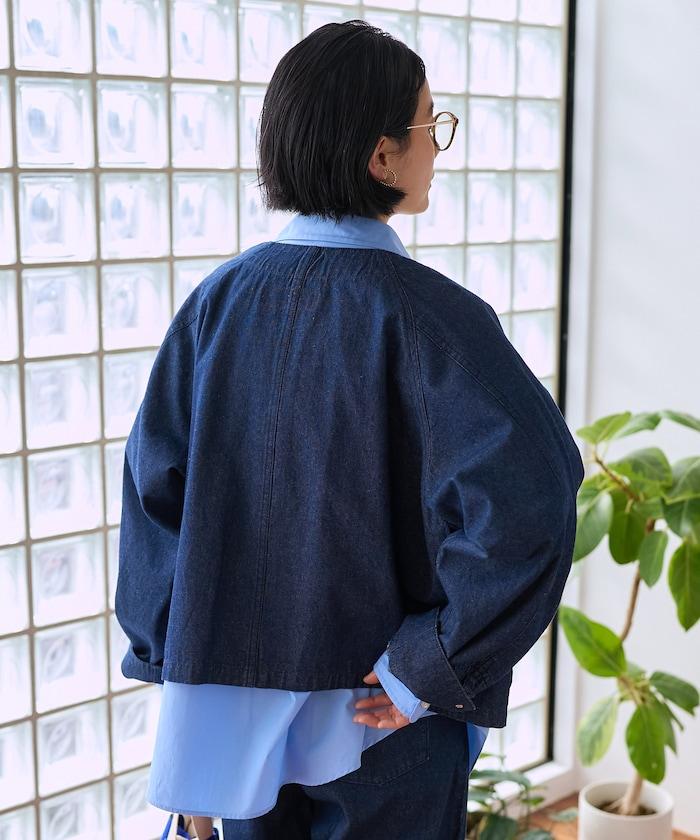 聯名 無領V領 夾克（套裝可搭配）