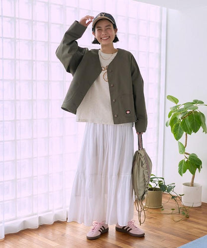 聯名 無領V領 夾克（套裝可搭配）