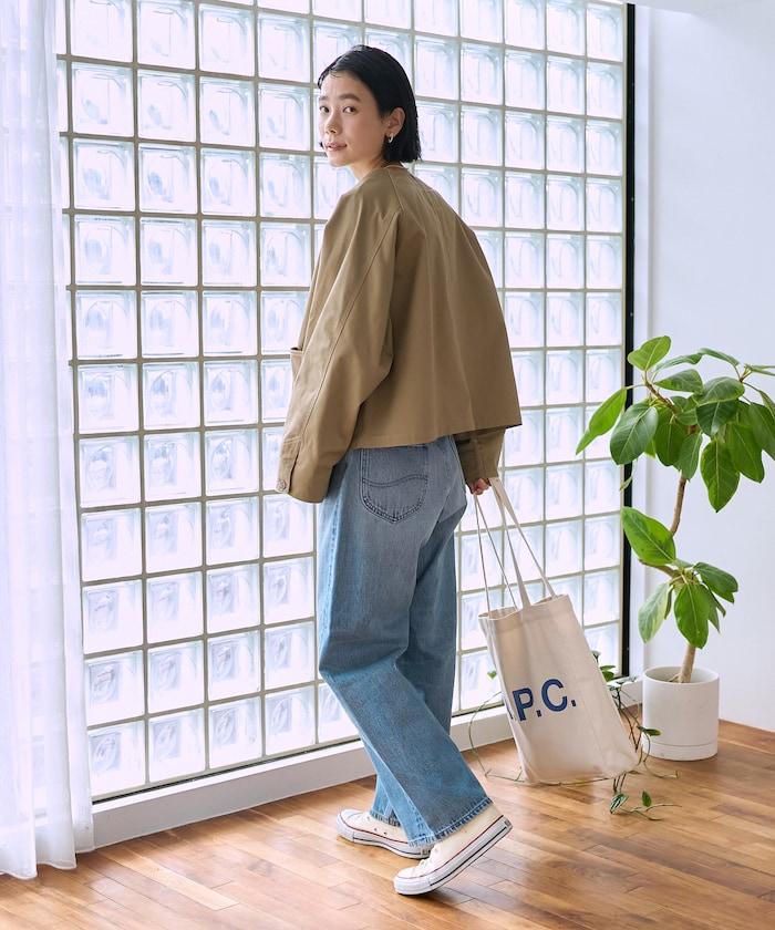 聯名 無領V領 夾克（套裝可搭配）