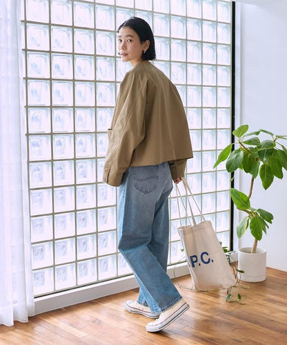 聯名 無領V領 夾克（套裝可搭配）