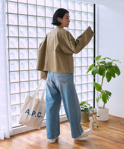 聯名 無領V領 夾克（套裝可搭配）