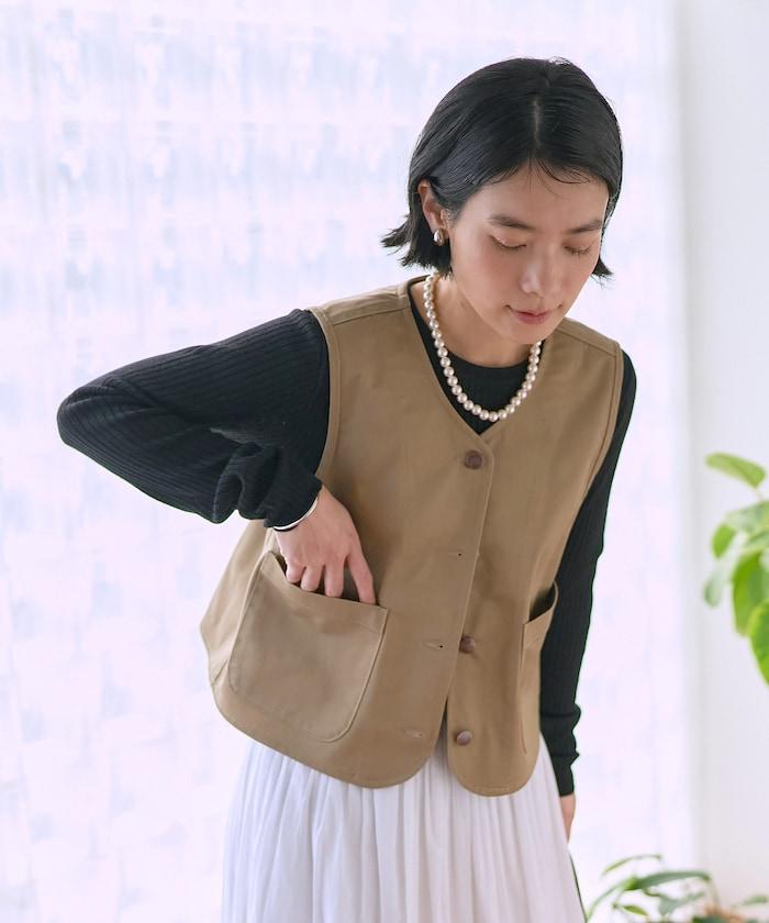 特別款後抽褶設計馬甲（可成套）