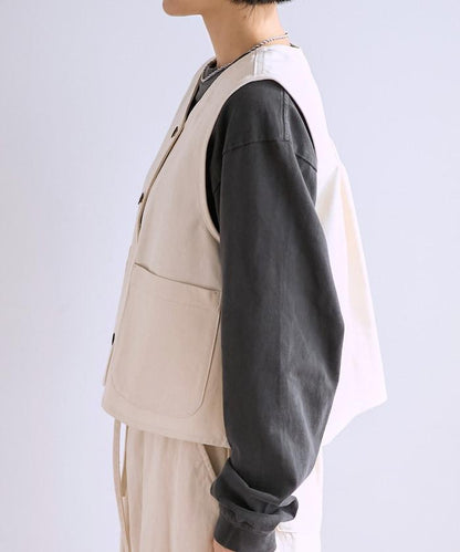 特別款後抽褶設計馬甲（可成套）